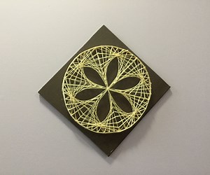 Wall Decor With Yarn Art