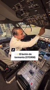 Botón STORM en cabina: para qué sirve y cómo protege en tormentas