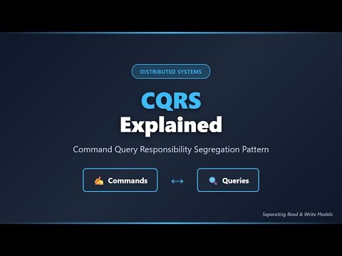 CQRS Explained: Command Query Responsibility Segregation in Distributed Systems