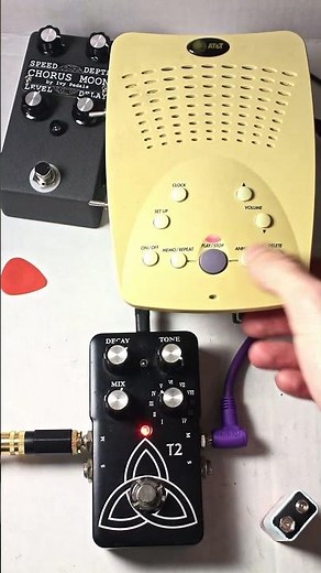 TC T2 Reverb - Circuit Bent Answering Machine Demo [1/9] by Ivy Pedals #effectspedals #lofi #Reverb