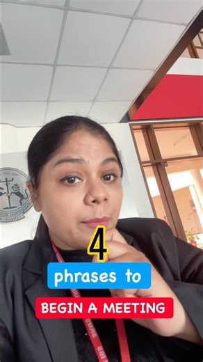 How to Begin a Meeting in English | 4 Professional Phrases