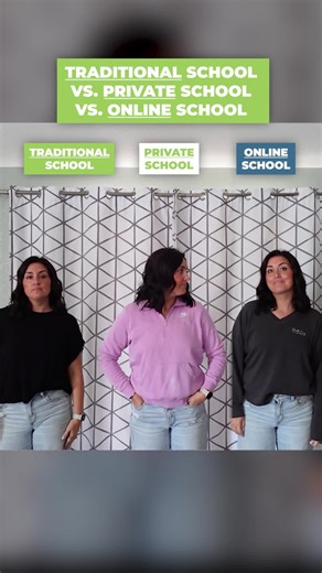 Traditional School Vs. Private School Vs. Online School 🏫🤑 Follow for more real world school comparisons that actually protect your time, budget, and your child’s future! #collegeprep #schedulefreedom #onlineschool #virtuallearning #flexibleschooling