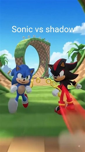 Sonic vs shadow speed test