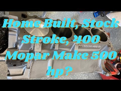 Big Block Mopar 400 Full Build Series: EP.1 Checking Piston to Deck Height #BigBlock Mopar #Low Deck