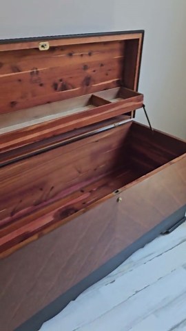 SOLD *** 1942 Waterfall Cedar Chest - Antique - Etsy