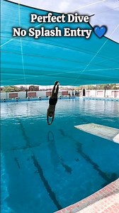 Perfect Swimming Dive🔥 (Slow Motion Entry) #Dive #diving #swimming