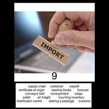 Logistics vocabulary