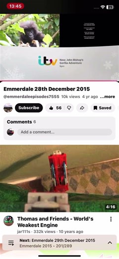 Emmerdale end credits 28th December 2015