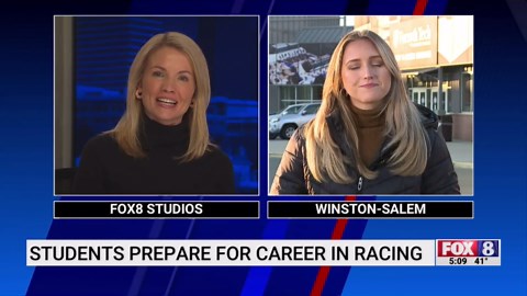 Forsyth Technical Community College includes students in NASCAR Clash preparations