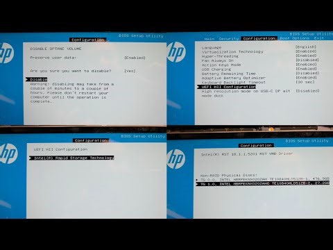 HP Computer Desktop Laptop Stuck Preparing Automatic Repair Intel Optane IRST RST UEFI HII VMD Rant