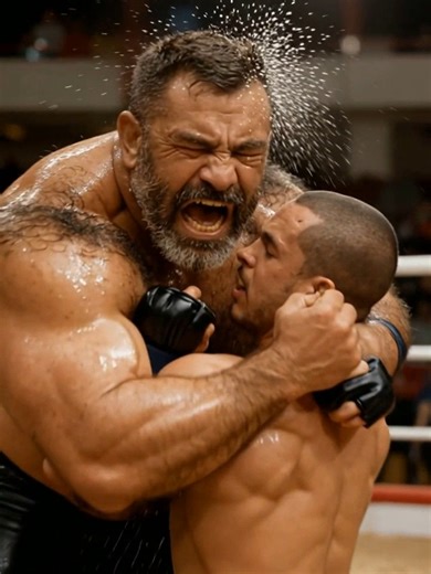 Massive Wrestler Takes on Little UFC Fighter in Action