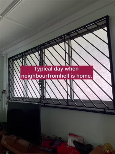 Weekends with #neighbourfromhell. 😒 #viral #hdb #spf #fypsg #fyp #tiktoksg #tiktok
