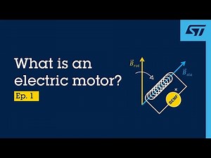 What is an electric motor? Magnetic fields, torque, back EMF & PWM control basics | Ep. 1