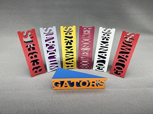 Personalized Multicolor Door Stop Rectangular - Custom Text - Name - University - College - Teacher - Open - Welcome - Come in - Fight Song - Etsy
