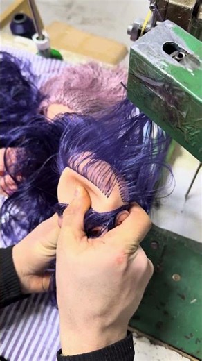 Blue Hair for a Doll || ViralHog