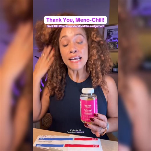 Menopause hits Black women sooner and stronger. MenoChill helps you reclaim your chill with herbs like Ashwagandha and Ginseng. Calm the heat. Lift your mood. Feel whole again. | Black Girl Vitamins
