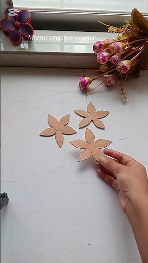 Easy DIY Cardboard Ideas🌸✨#shorts #art #diy #cardboard #homedecor