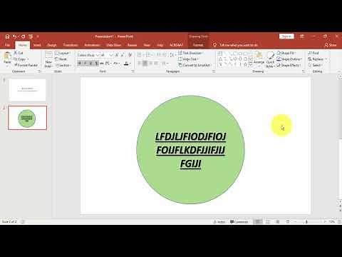 How to write text in a round shape in PowerPoint free