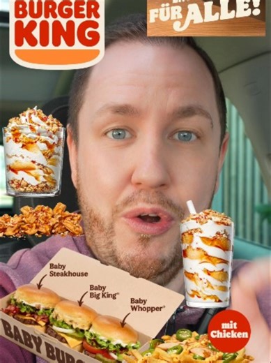 New Burger King Menu: Baby Burger Box and Baklava Desserts