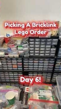 Picking a Bricklink Lego Order! Episode 6 #lego #fyp #packingorders