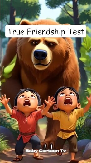True Friendship Test #babycartoontv008 #shorts #reels #cartoon #bear #friendship
