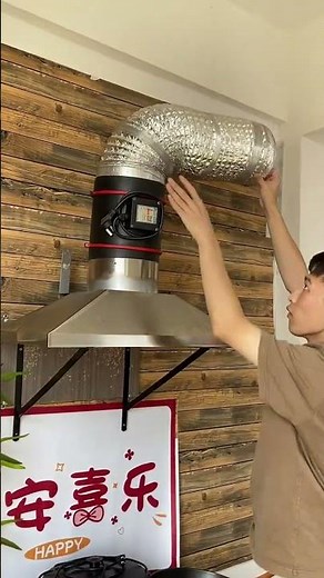 Powerful Kitchen Chimney Pipe Machine | Smoke Exhaust Booster Fan Demo 💨🏠