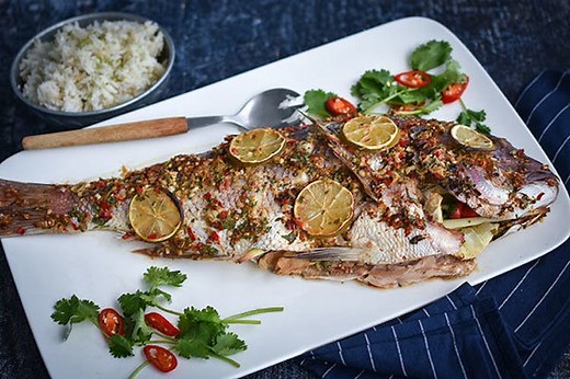 Vietnamese Baked Snapper  with Coconut Rice | Seafood Recipes | Weber BBQ