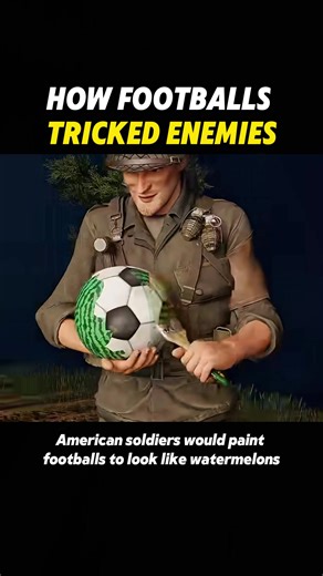 How footballs tricked enemies #knowledge #interesting #war #america #science