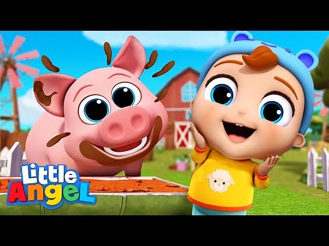 Farm Animals (What Do They Do?) | Little Angel Kids Songs & Nursery Rhymes