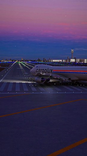 4.1K views · 6.2K reactions | A majestic aircraft  Cargolux Boeing 747 rolling into position at Miami. From Microsoft Flight Simulator 2020. #aviationdaily #msfs #flightsim #boeing747 #cargolux #queenoftheskies | Flight Playground | Facebook