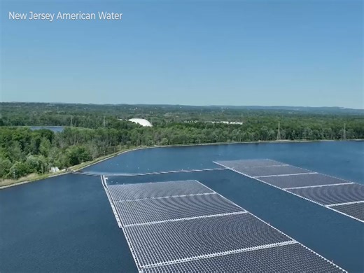 Short Hills reservoir has nation's largest floating solar array | Video | NJ Spotlight News