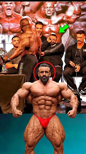 Hadi Choopan Reacts to Samson Dauda 🔥 Mr Olympia Conference #hadichoopan #mrolympia #viralshorts