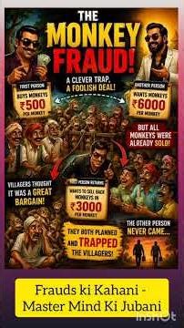 The Monkey Fraud 🐒💰 | How Greed Trapped an Entire Village!