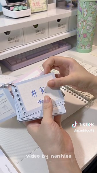 Cách ghi chép và học từ vựng tiếng Trung