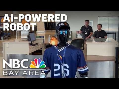 AI-powered robot at SJC helps travelers find flights and answers questions
