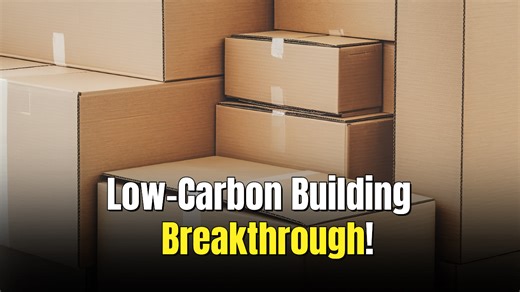 Engineers turn waste cardboard into a low-carbon building material
