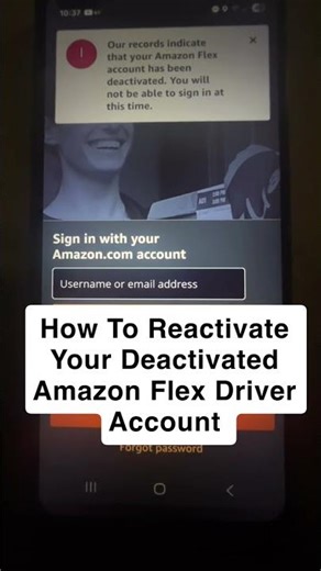 How To Reactivate Your Deactivated Amazon Flex Driver Account #delivery #amazon #amazonflex #driver