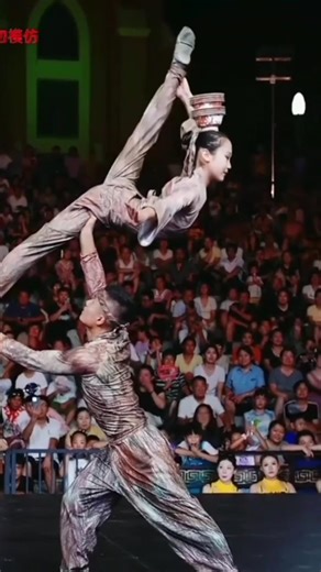 Unbelievable Couple Stunt Show! 🔥😱 #stunt #shorts #sports