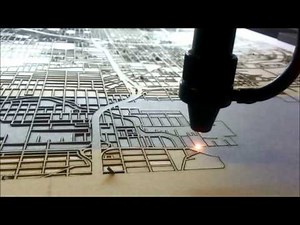 Laser Map Cutting