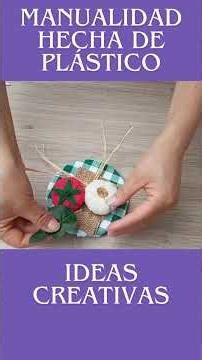 Manualidad hecha de plástico #diy #hechoamano #manualidades #hogaracogedor #hazlotumismo
