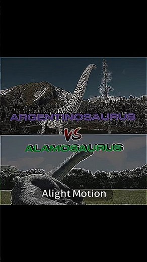 Argentinosaurus VS Alamosaurus #shorts #jurassicworld #paleontology