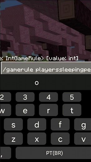 Command for 1 person to sleep in Minecraft #shorts #minecraft