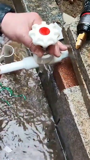 Repairing and replacing a broken water tap carefully,ensuring smooth flow and preventing leaks #tool