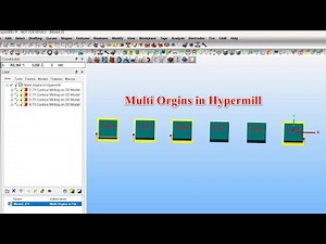 Traning Hypermill 2024#14: Output Multi Origin G54-G59 in Hypermill