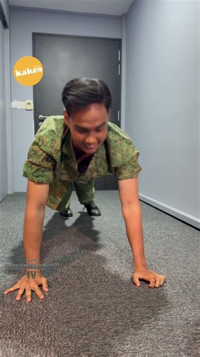 My toxic trait: thinking I can outdo Ali in this plank and push-up challenge 😮‍💨💪