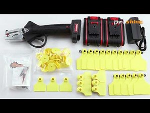 Effortless Livestock Tagging: Proshine Electric Ear Tag Plier & Automatic Ear Puncher