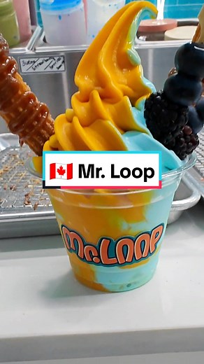 🇨🇦 🍩🥨🍨 Mr. Loop, Mississauga! A newly opened dessert cafe at the Ridgeway Plaza, offering a variety of churros and frozen desserts. And everything they serve is simply outstanding! 🌟 They offer an extensive menu of sweet treats, including churros, sundaes, ice creams, mochi puffs, nojitos, milkshakes, and more! All HALAL 🌟 🌟 Each dessert is meticulously handcrafted and prepared to your specific likings, with MANY flavorings/toppings combinations to choose from! 🌟 🌟 They've designed a c