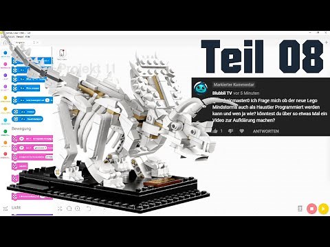 Lego Mindstorms Scratch Programmiertutorial #8: Roboter am Beispiel Haustier planen [Deutsch|HD]