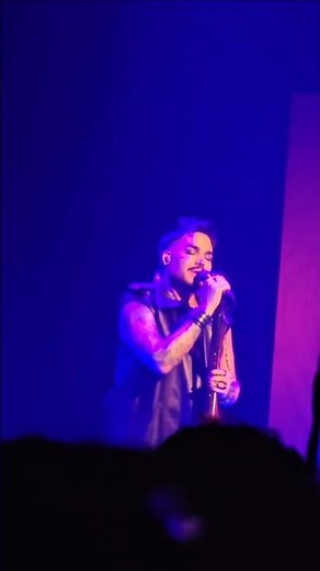 Adam Lambert singing Am I OK at Roundhouse, London 260721