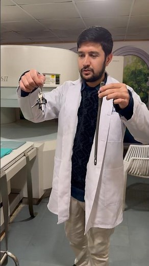 MRI Magnet Test | Why Titanium Implants Are MRI Safe but Metal Keys Are Not | Real Experiment#shorts